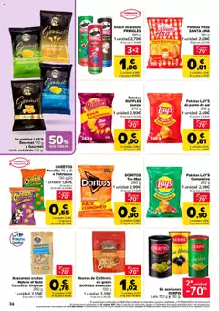 Carrefour folleto │ válido desde el 24.07.2025 | Página: 34 | Productos: Jamón, Té, Anchoa