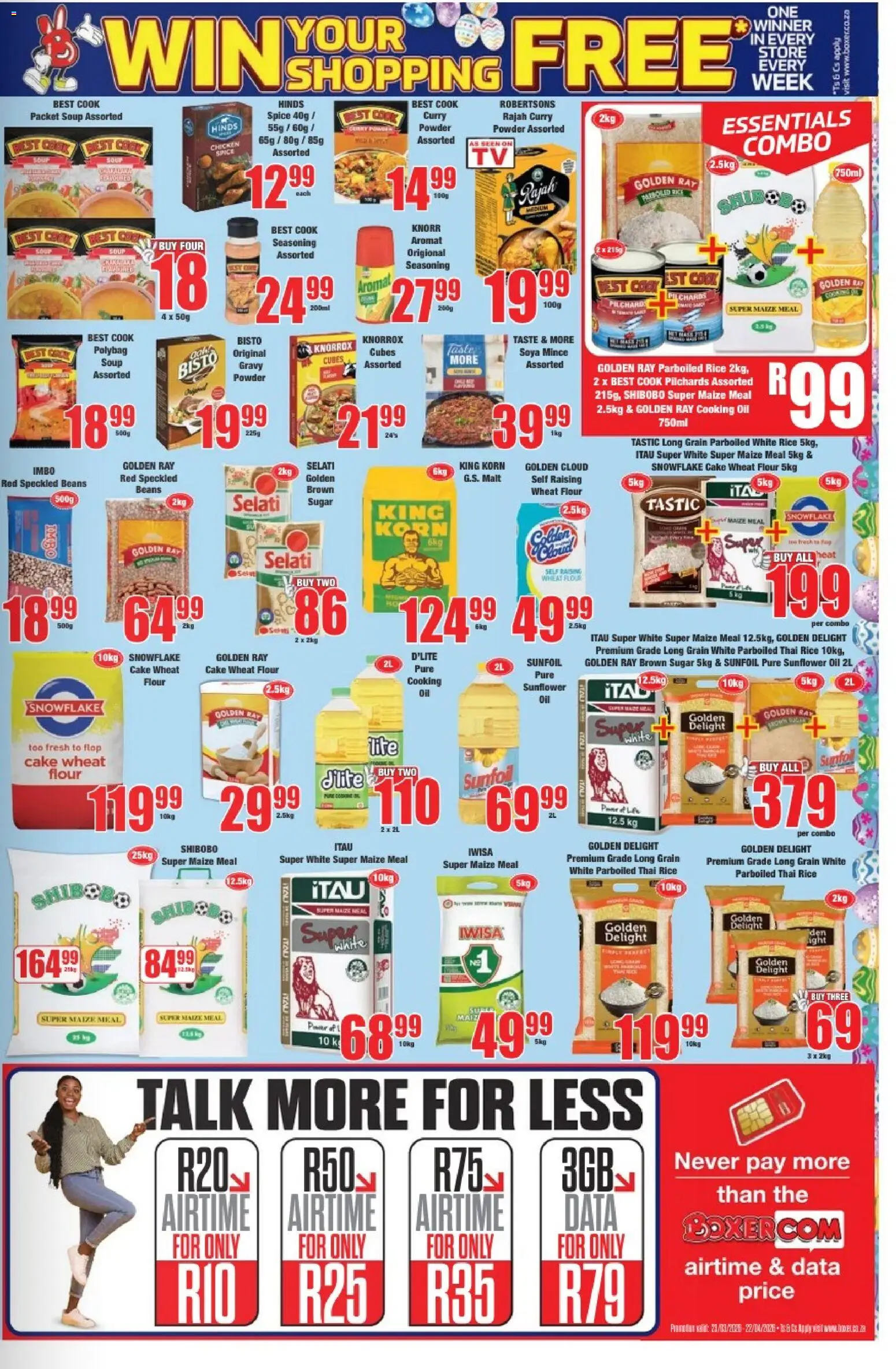 New Boxer catalogue – valid from 23.03.2026 | Page: 9 | Products: Oil, Chicken, Soup, Gravy