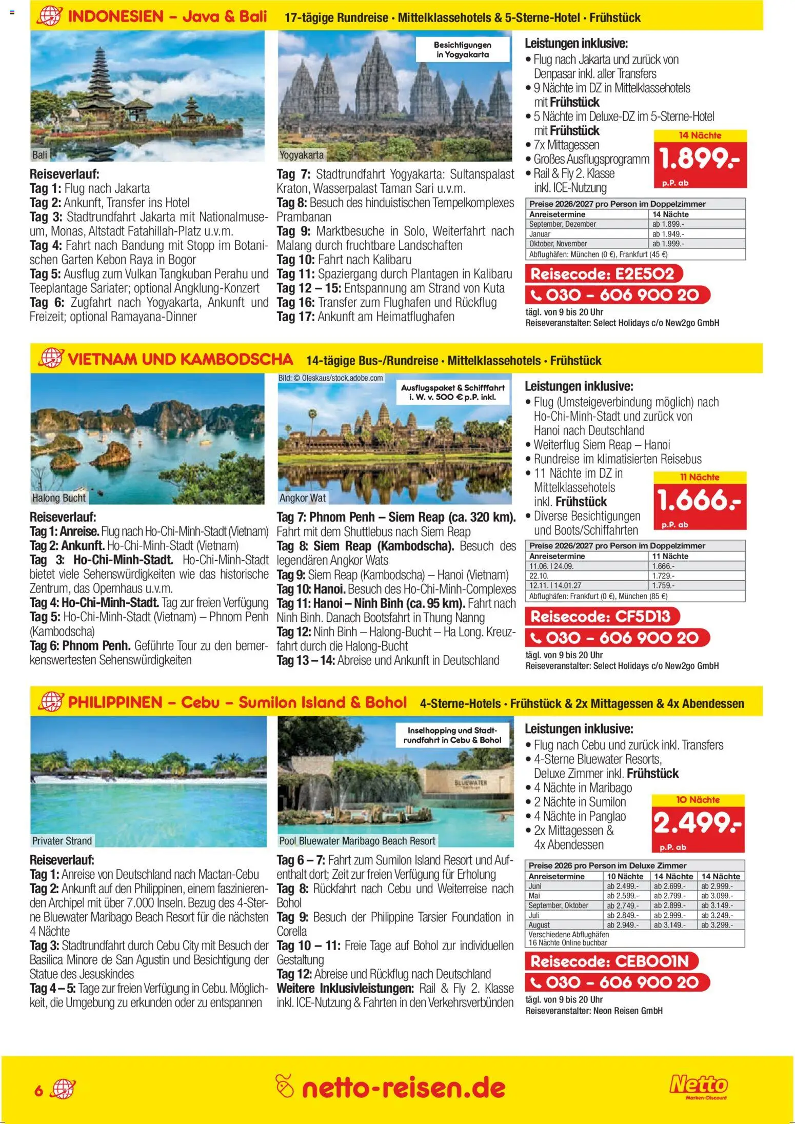 Netto Reisen Prospekt 	 – gültig ab 26.03.2026 | Seite: 6 | Produkte: Foundation, Uhr