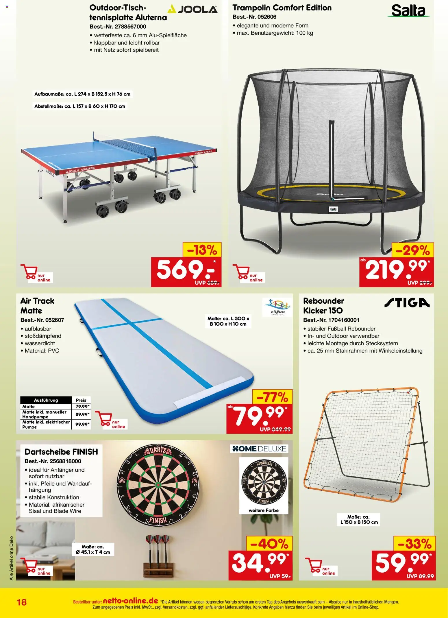 Netto Marken-Discount Online-Angebote Mai – gültig ab 01.05.2026 | Seite: 18 | Produkte: Finish, Fußball