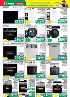 Jager katalog akcije – veljaven od 25.02.2026 | Stran: 12 | Izdelki: Pralni stroj, Pomivalni stroj, Vgradna pečica, Štedilnik