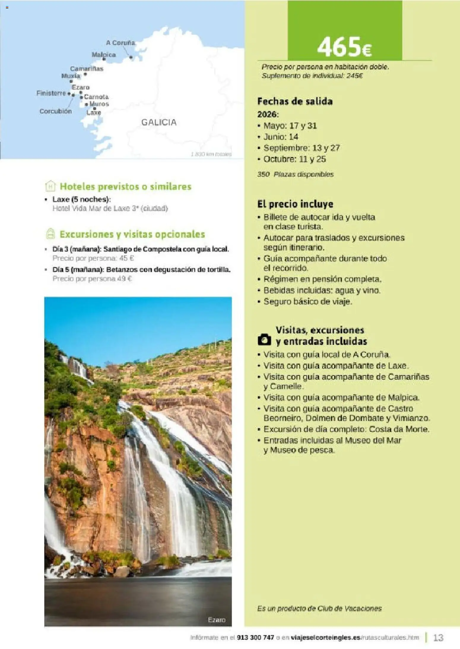 Viajes El Corte Inglés Rutas Culturales de la Comunidad de Madrid │ válido desde el 01.04.2026 | Página: 13