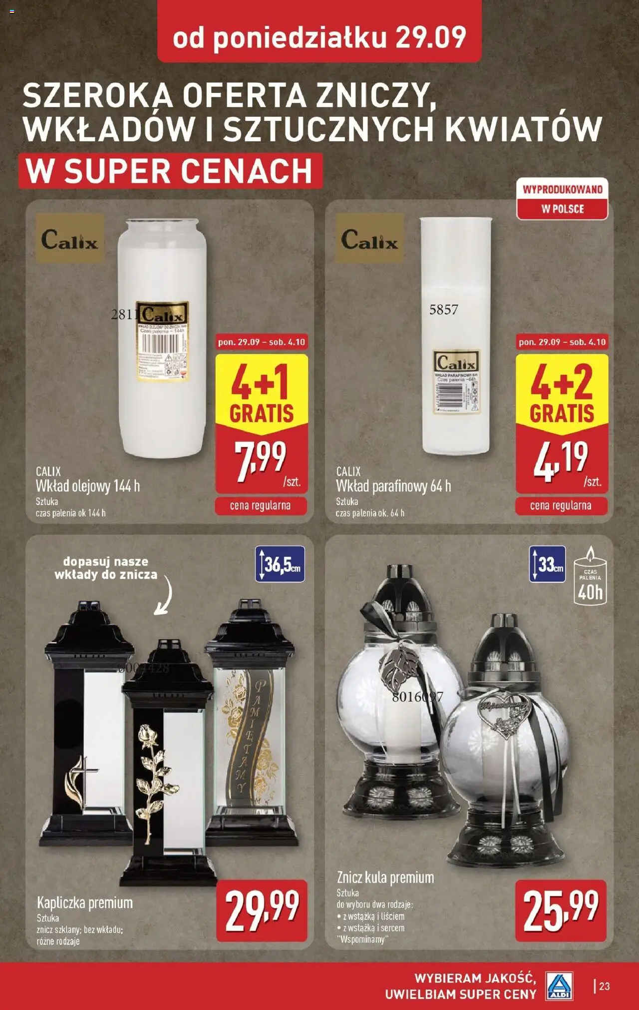 Aldi Gazetka od 29.09.2025 | Strona: 23
