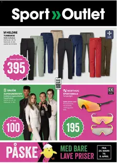 Forhåndsvisning av Sport Outlet kundeavis gyldig fra 24.03.2026