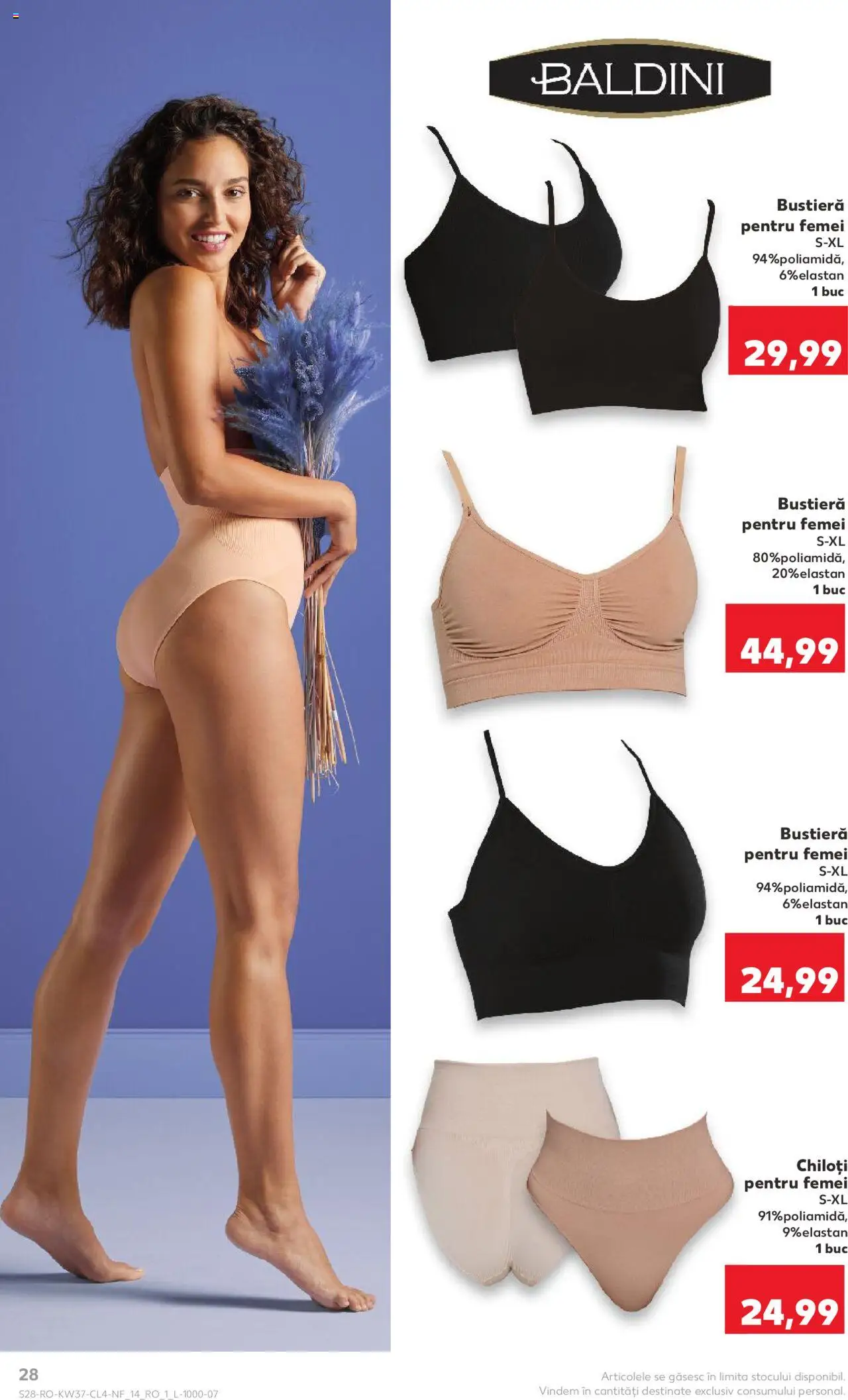 Noul catalog Kaufland – valabil de la 10.09.2025 | Pagină: 28 | Produse: Bustieră, Chiloți