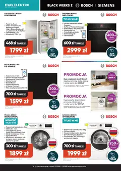 Pogląd oferty "Max elektro Black Friday" - ważna od 17.11.2025 | Strona: 14 | Produkty: Płyta indukcyjna, Pralka, Suszarka, Piekarnik