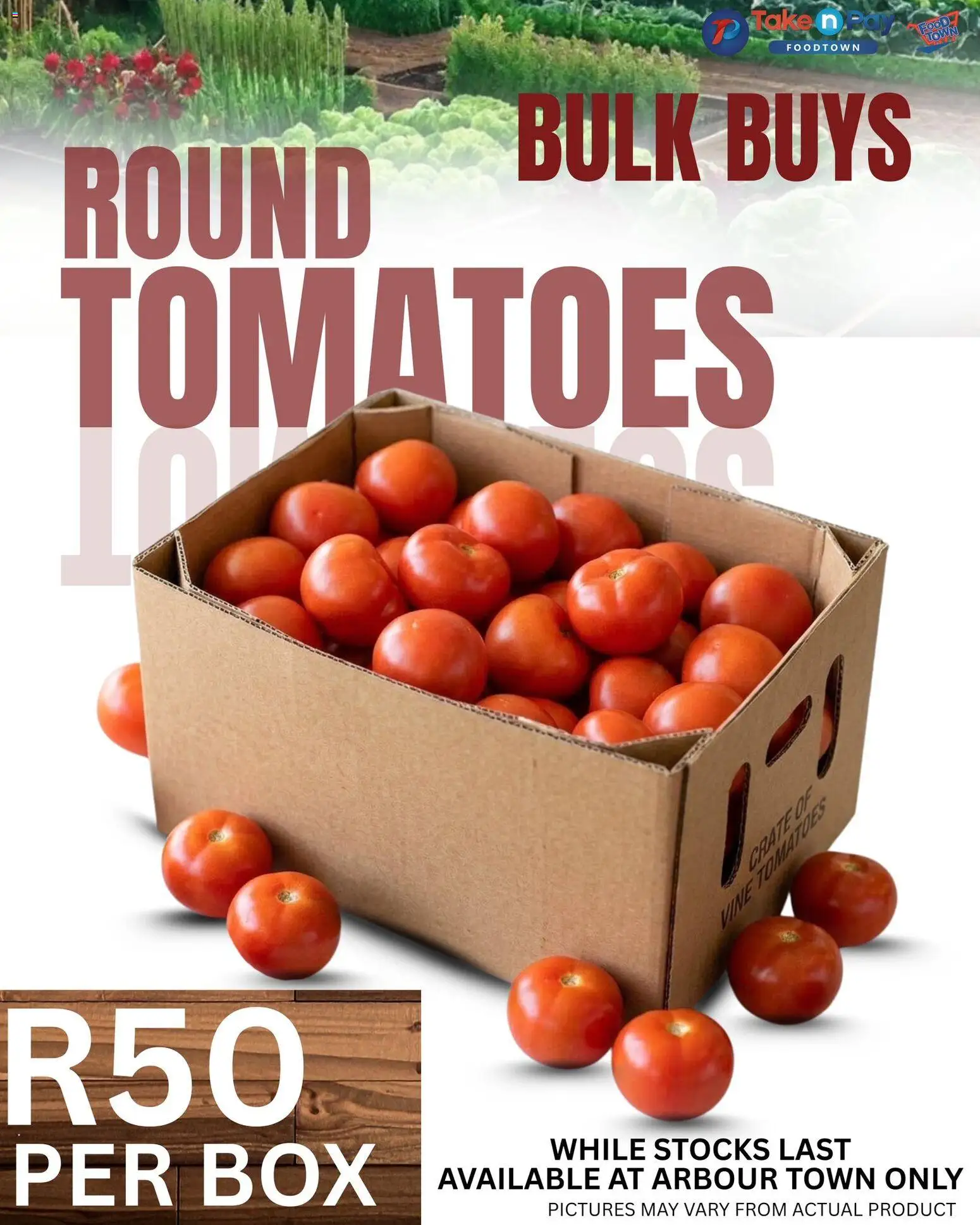New Take n Pay catalogue – valid from 17.04.2026 | Page: 21 | Products: Crate, Box, Tomatoes