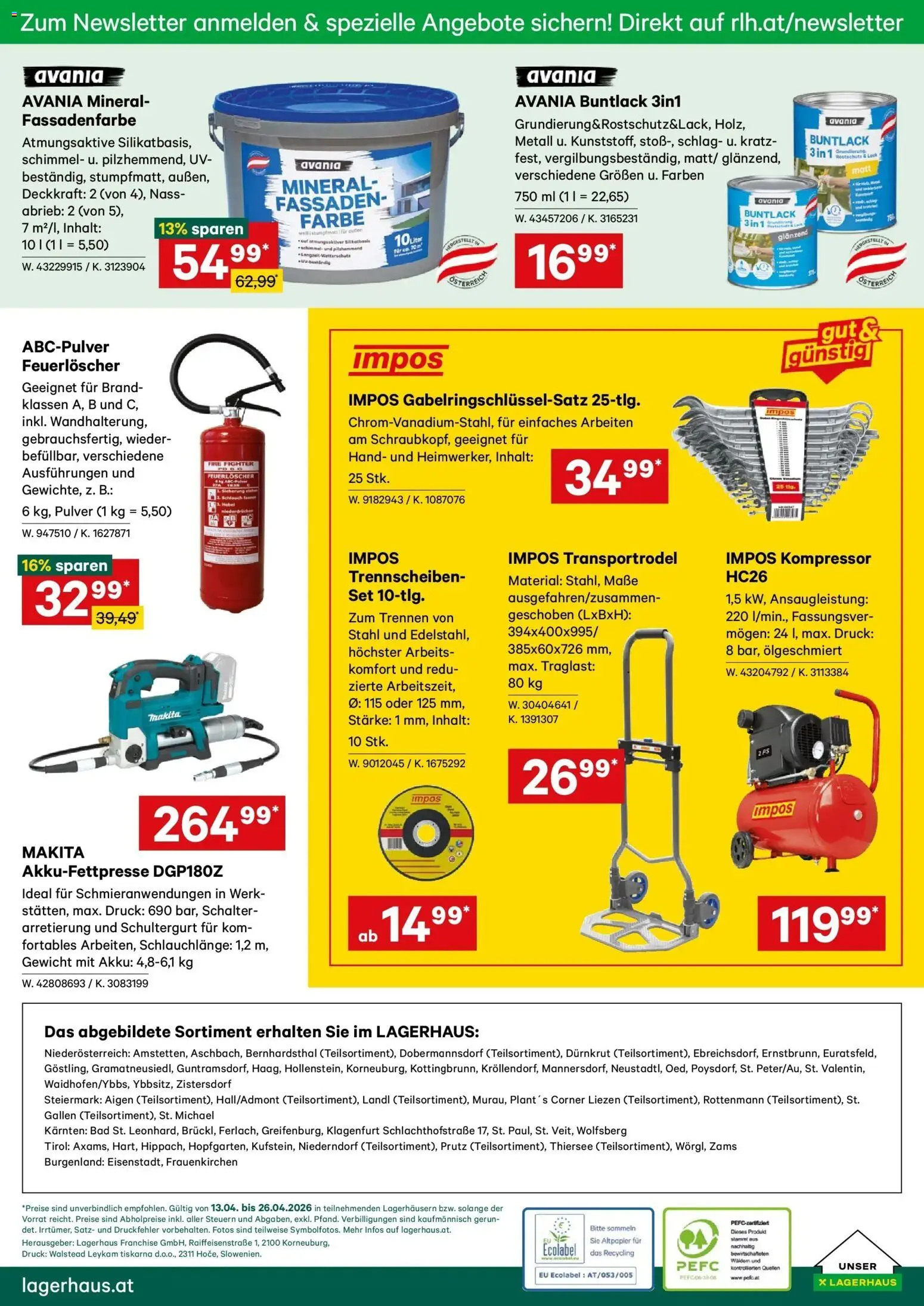 Lagerhaus Wochen Angebote gültig ab 13.04.2026 | Seite: 6 | Produkte: Gewicht, Bad