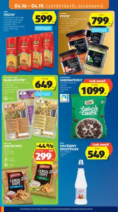 FOLYÉKONY ÉDESÍTŐSZER, 300 ml/flakon - amely érvényes a következő dátumtól: 16.04.2026 | Oldal: 14 | Termékek: Pesto, Chips, Édesítőszer, Vegán