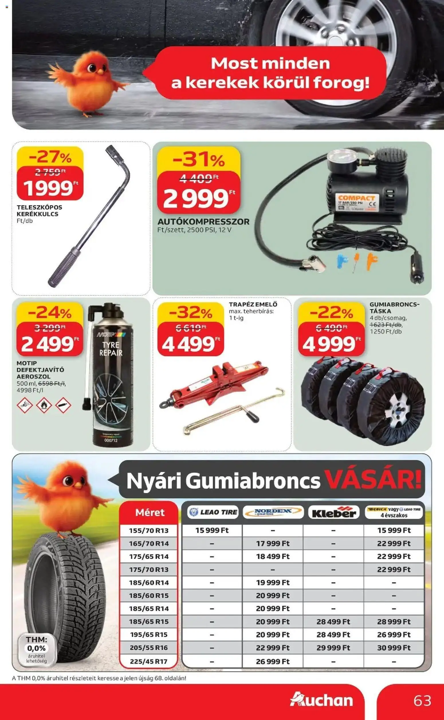 Auchan akciós ujság - amely érvényes a következő dátumtól: 19.03.2026 | Oldal: 63 | Termékek: Táska