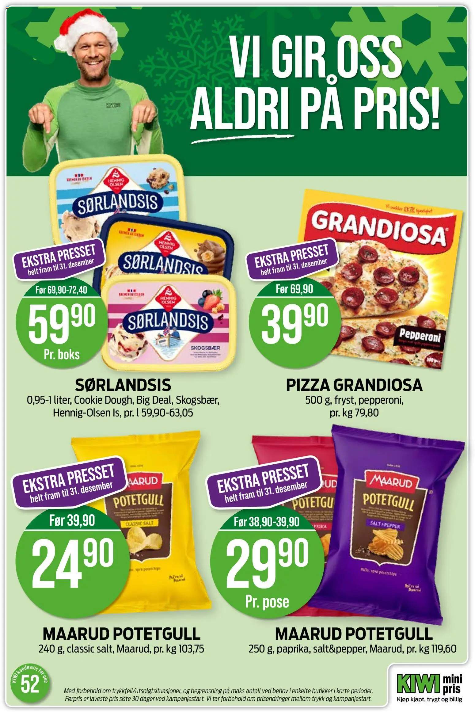 {H1} | Side: 13 | Produkter: Pizza, Rödvinsvinäger, Napolitane, Boks