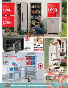 18.04.2026 tarihinden itibaren geçerli olan Bauhaus kataloğu önizlemesi | Sayfa: 15 | Ürünler: Raf, Pil, Kasa