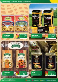 Tamda Foods leták od 17.09.2025 | Strana: 12 | Produkty: Arašídy, Olivy, Semolina