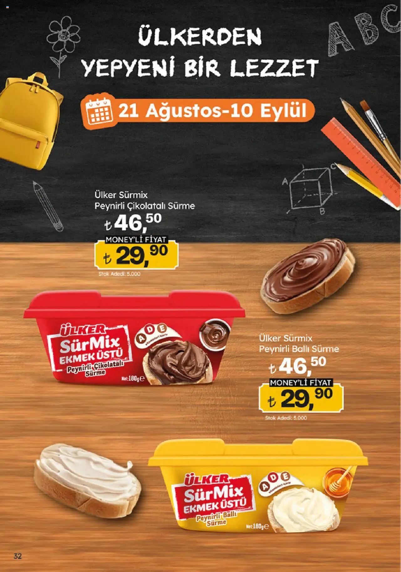 Migros Katalog - Migroskop - 21.08.2025 tarihinden itibaren geçerlidir | Sayfa: 32 | Ürünler: Ekmek