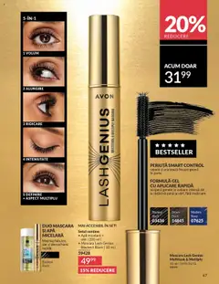 Noul catalog Avon – valabil de la 01.09.2025 | Pagină: 67 | Produse: Machiaj, Ulei, Apă micelară, Apă