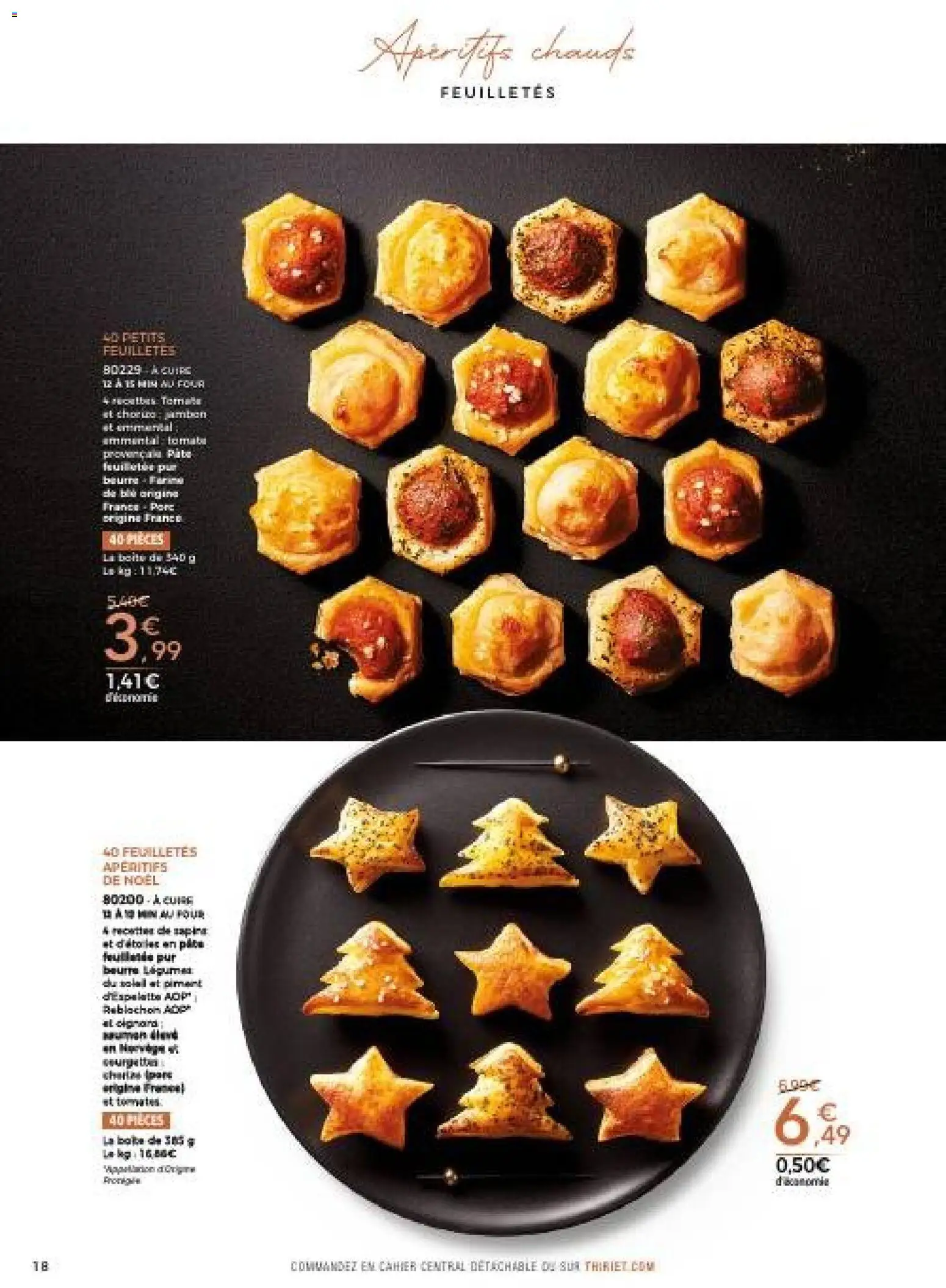 {H1} | Page: 18 | Produits: Reblochon, Four, Beurre, Jambon