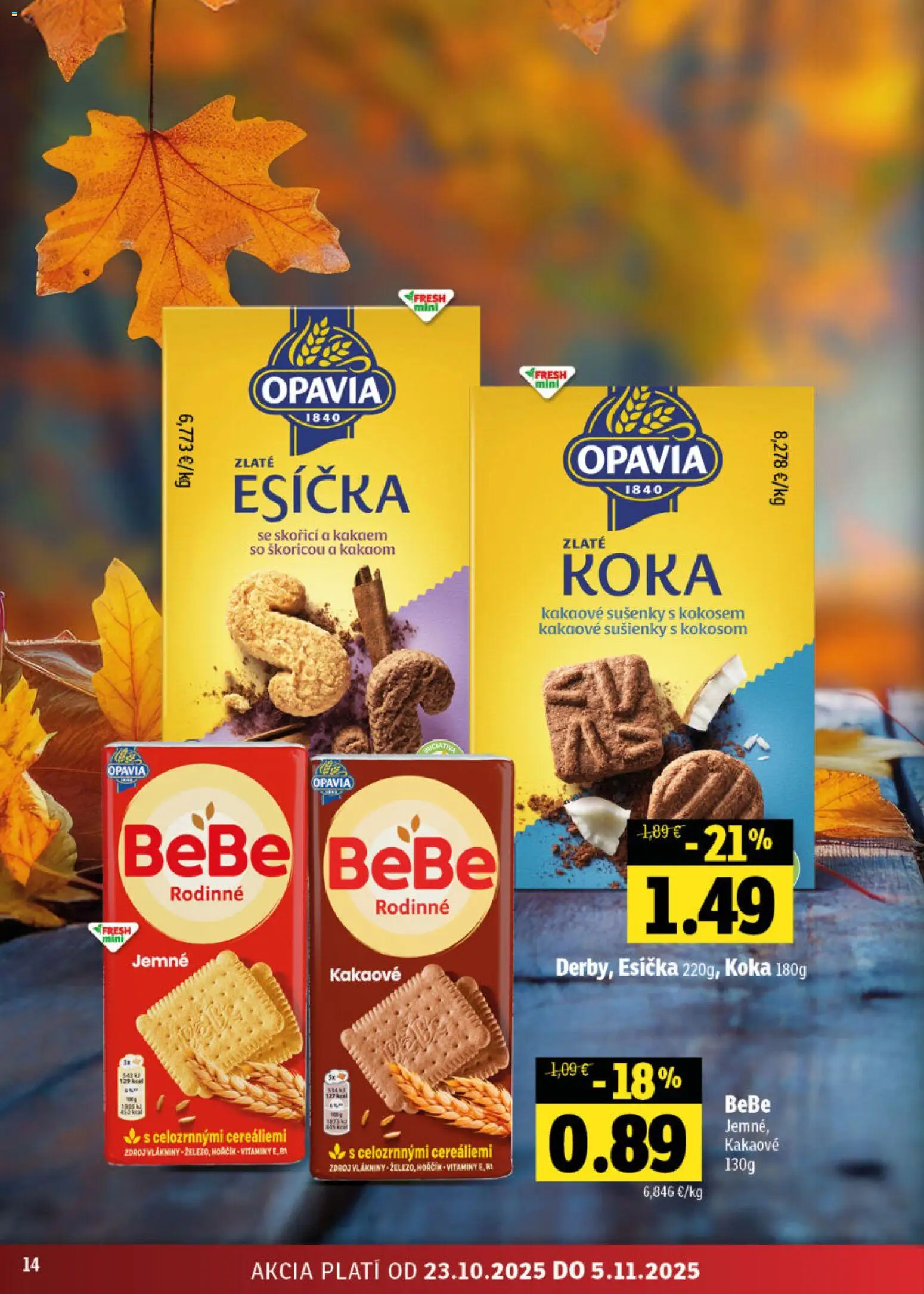 Nové Fresh akcie – leták je platný od 23.10.2025 | Strana: 14