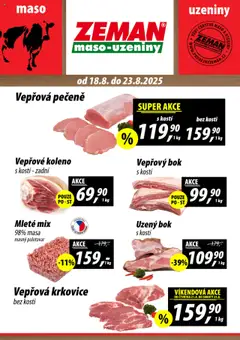 Náhled letáku Prodejny Zeman leták od 18.08.2025