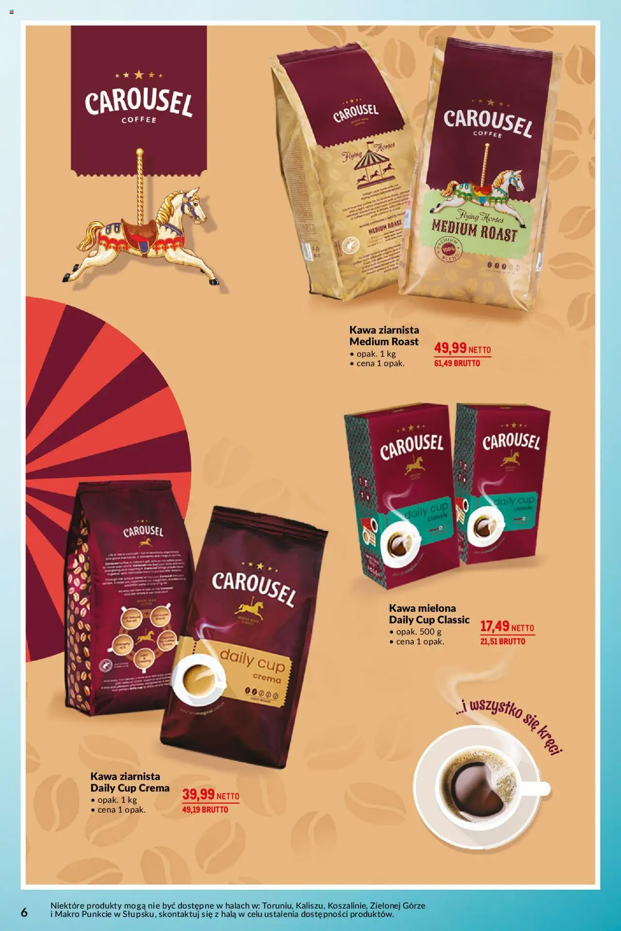 Makro Gazetka - Na uroczyste okazje od 13.05.2025 | Strona: 6 | Produkty: Kawa ziarnista, Kawa
