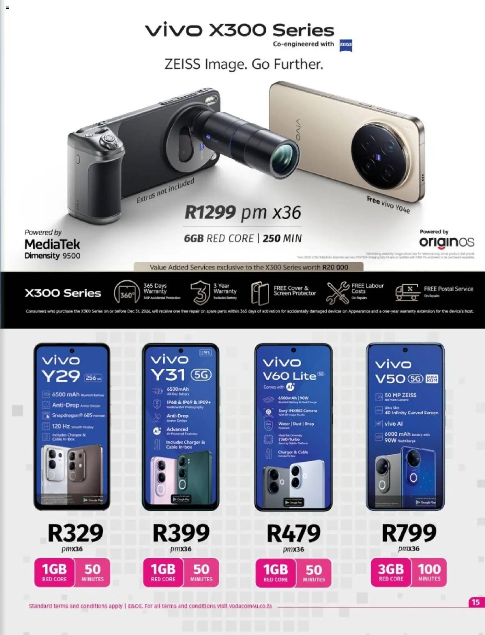 New Vodacom catalogue – valid from 06.02.2026 | Page: 15 | Products: Camera, Cable, Battery, Charger