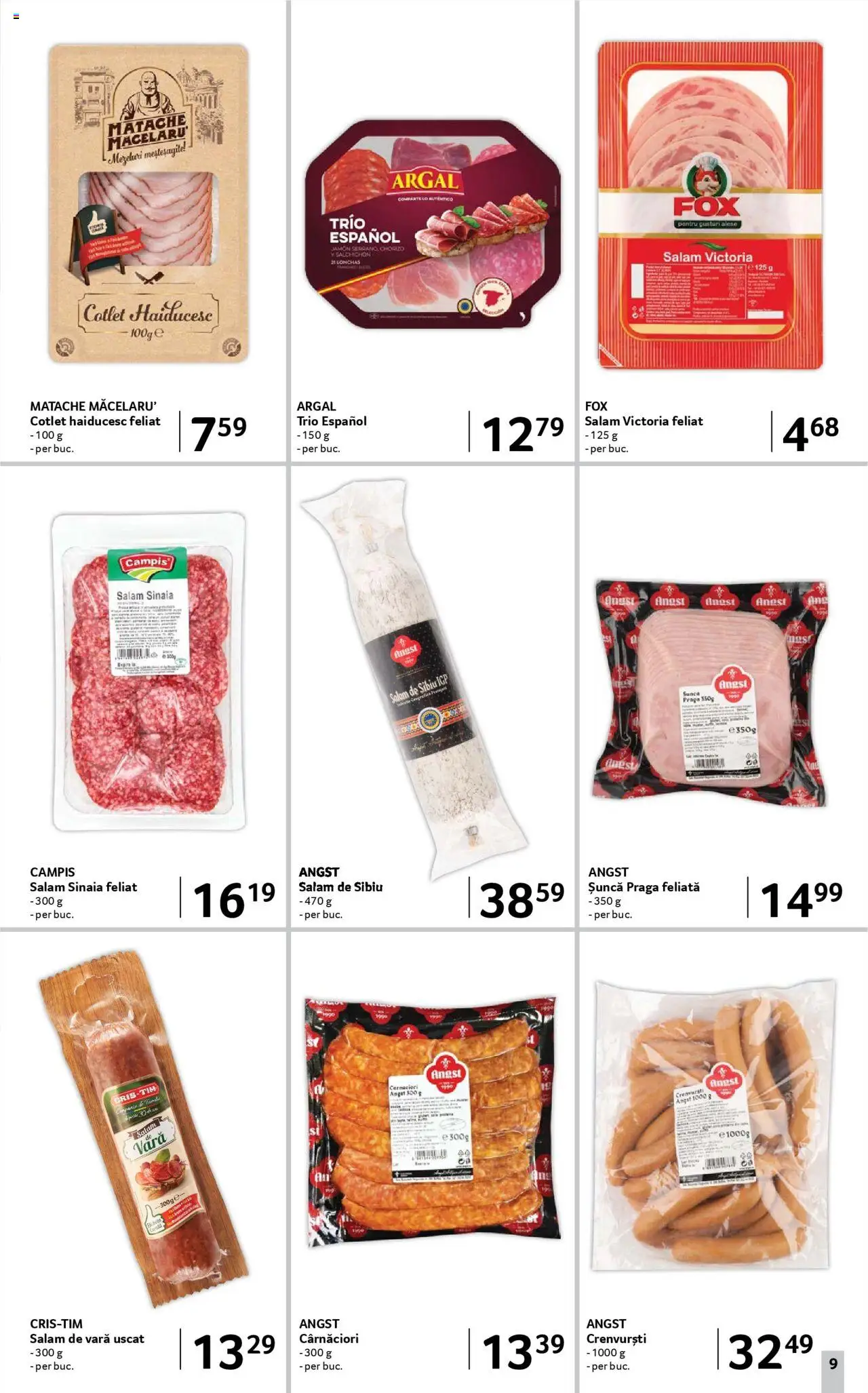 Catalog Selgros - Food – valabil de la 08.08.2025 | Pagină: 9 | Produse: Lait de coco, Crenvurști, Salam, Șuncă