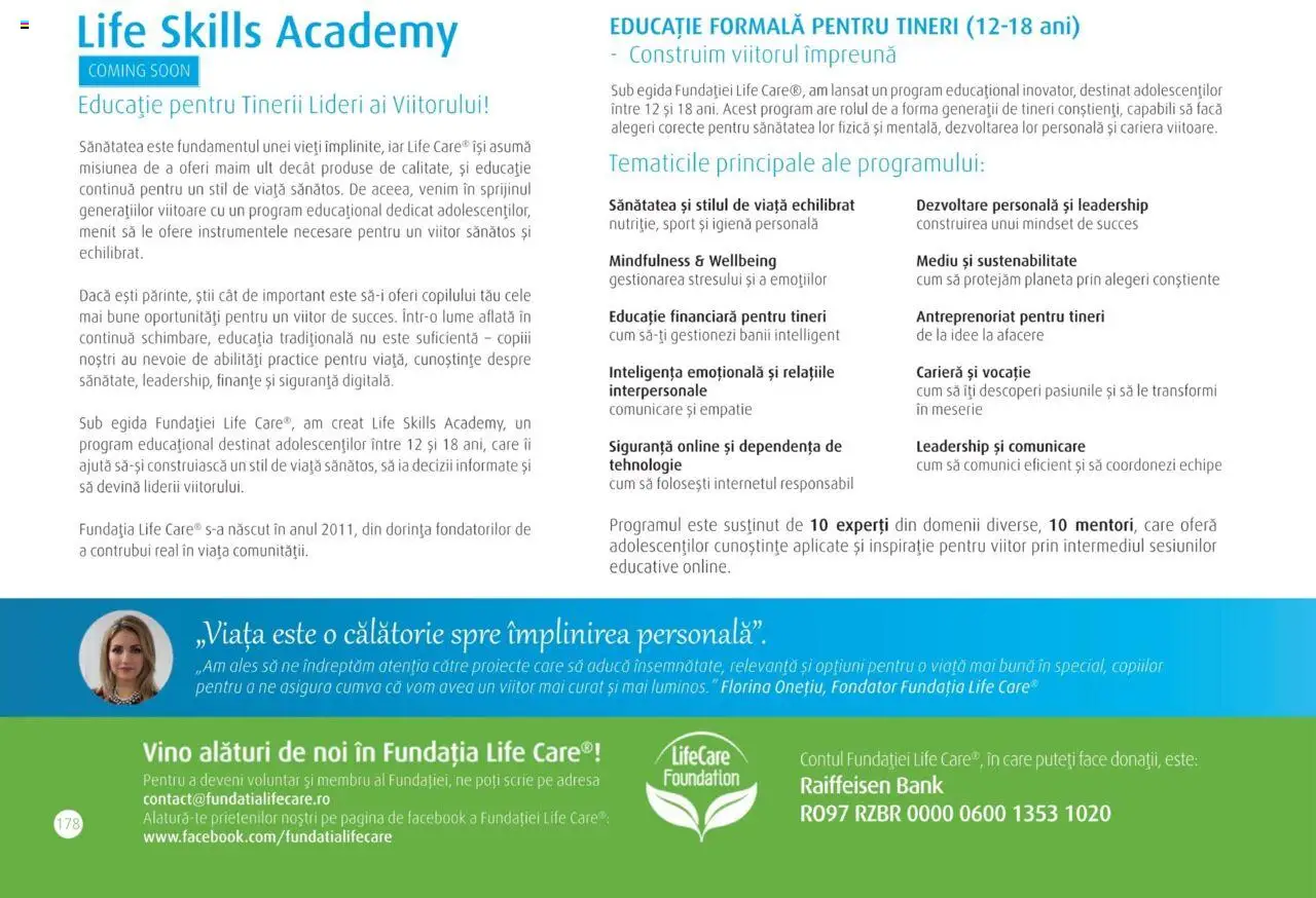 Life Care catalog - Aprilie/Octombrie – valabil de la 01.04.2025 | Pagină: 180