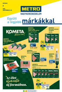 Metro Akciós újság - amely érvényes a következő dátumtól: 15.09.2025