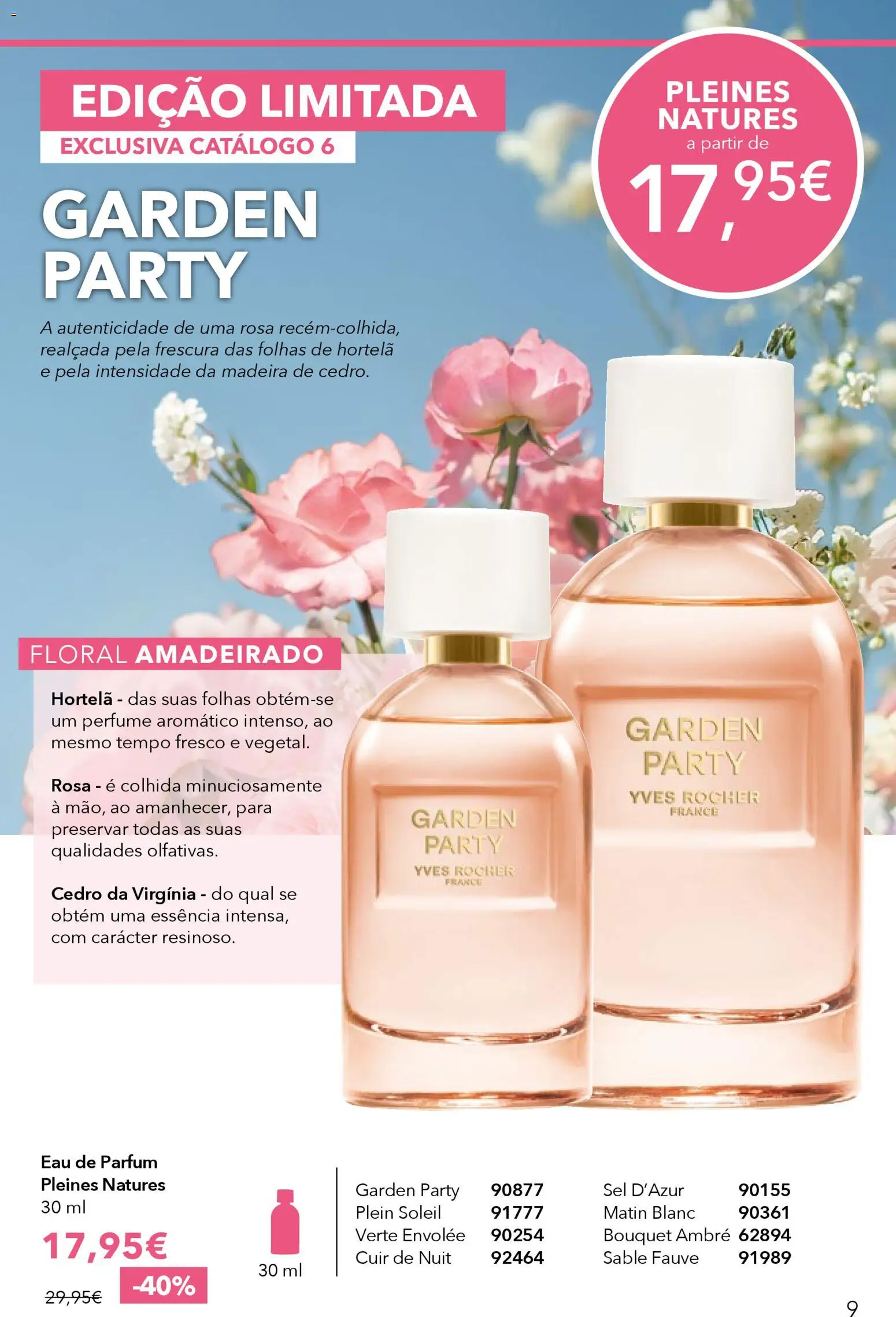 Yves Rocher catálogo 6 │ válido de 17.04.2026 | Página: 9 | Produtos: Perfume, Hortelã