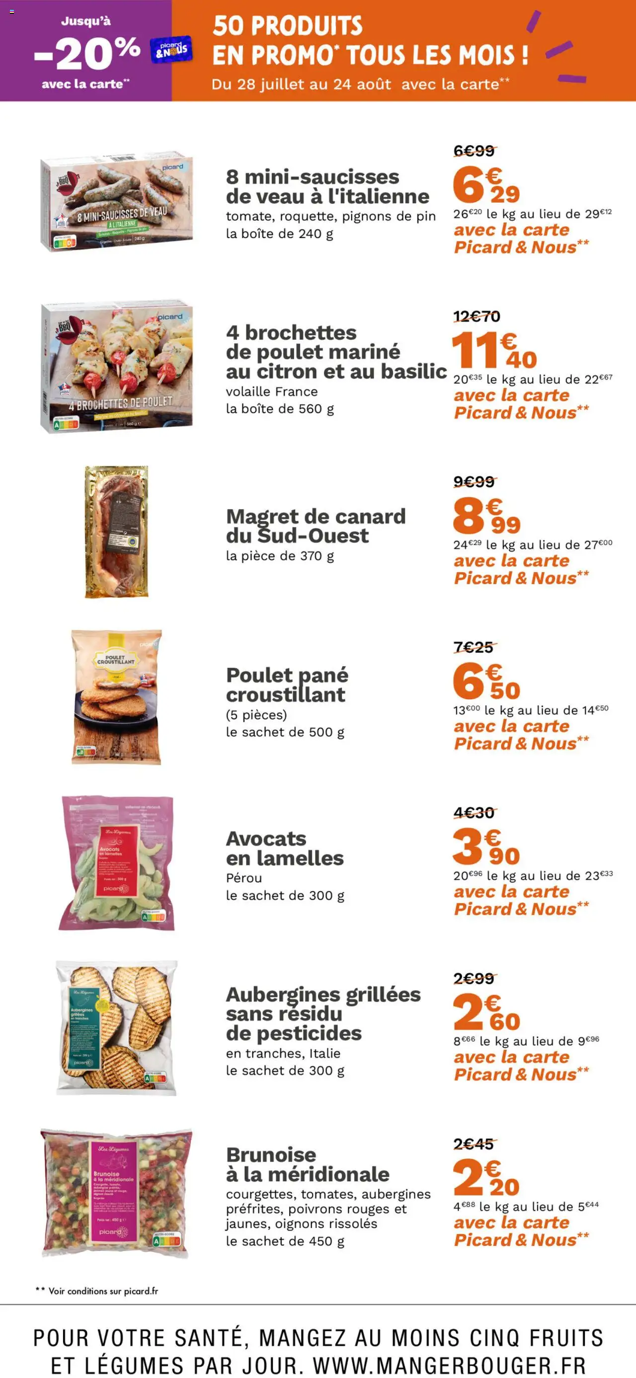  | Page: 5 | Produits: Citron, Avocats, Oignons, Pignons de pin