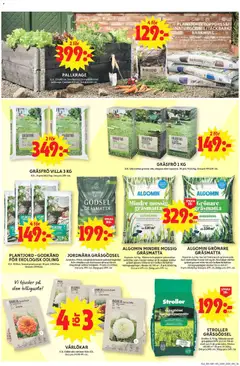 PALLKRAGE, ICA. 120x80 cm. Svartbetsad. Svensktillverkad pallkrage. Tjocklek 19,5 cm. - Förhandsvisning av reklamblad från butik ICA Maxi aktuell från 30.03.2026 | Sida: 18