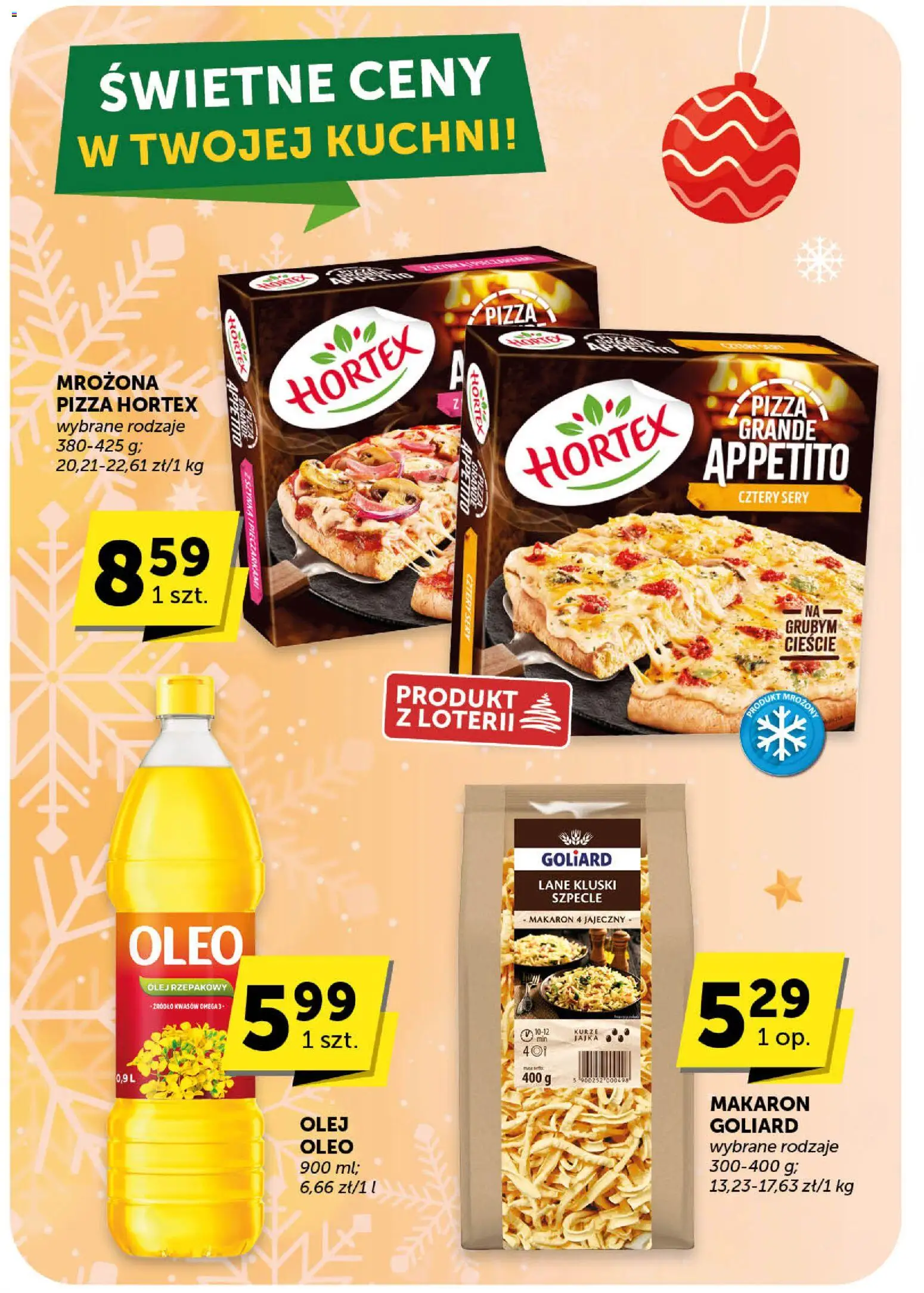 Groszek Gazetka od 27.11.2025 | Strona: 36 | Produkty: Olej rzepakowy, Sery, Olej, Pizza