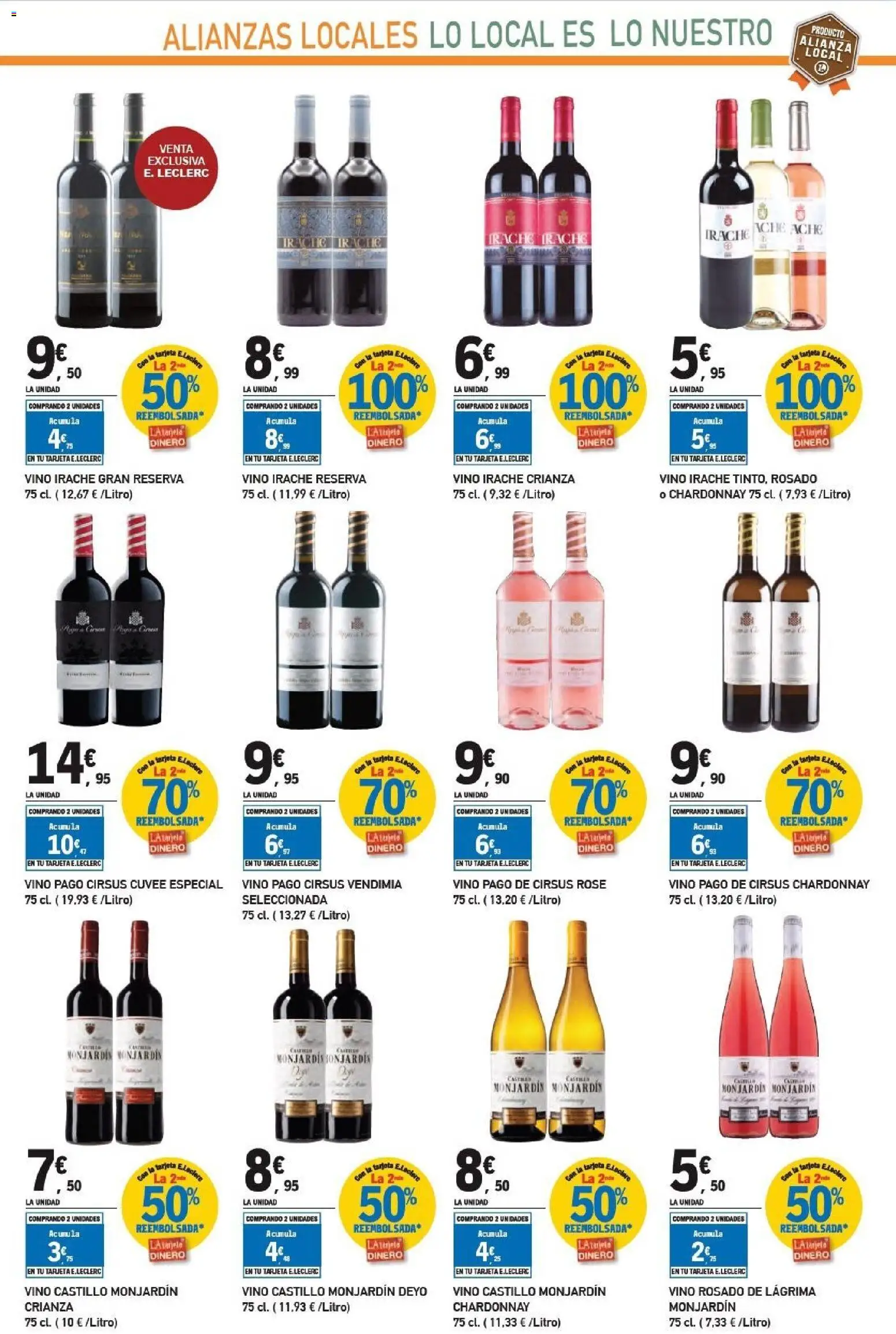 E.Leclerc - Alianz Locales │ válido desde el 25.02.2026 | Página: 55 | Productos: Vino rosado, Vino
