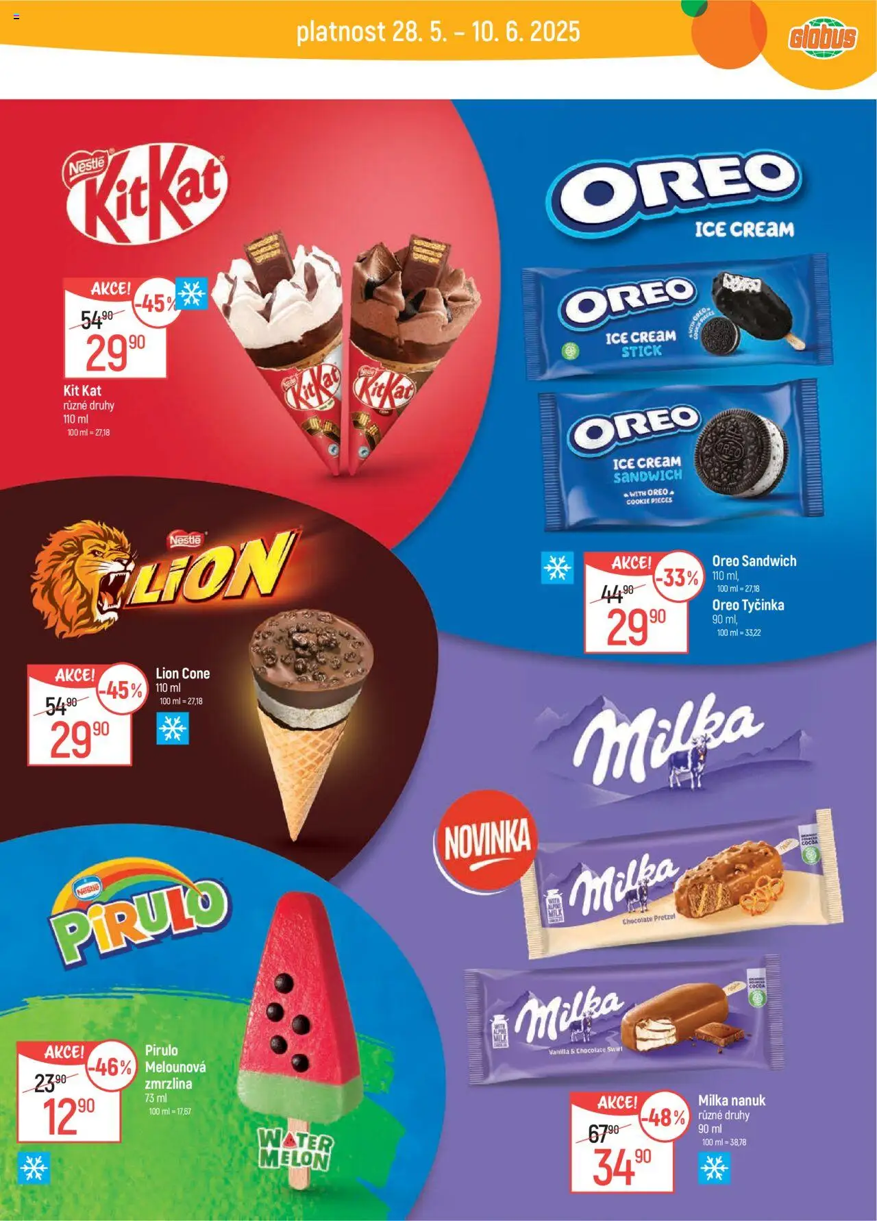 Globus leták - Trmice od 04.06.2025 | Strana: 26 | Produkty: Nanuk, Milka, Zmrzlina, Oreo