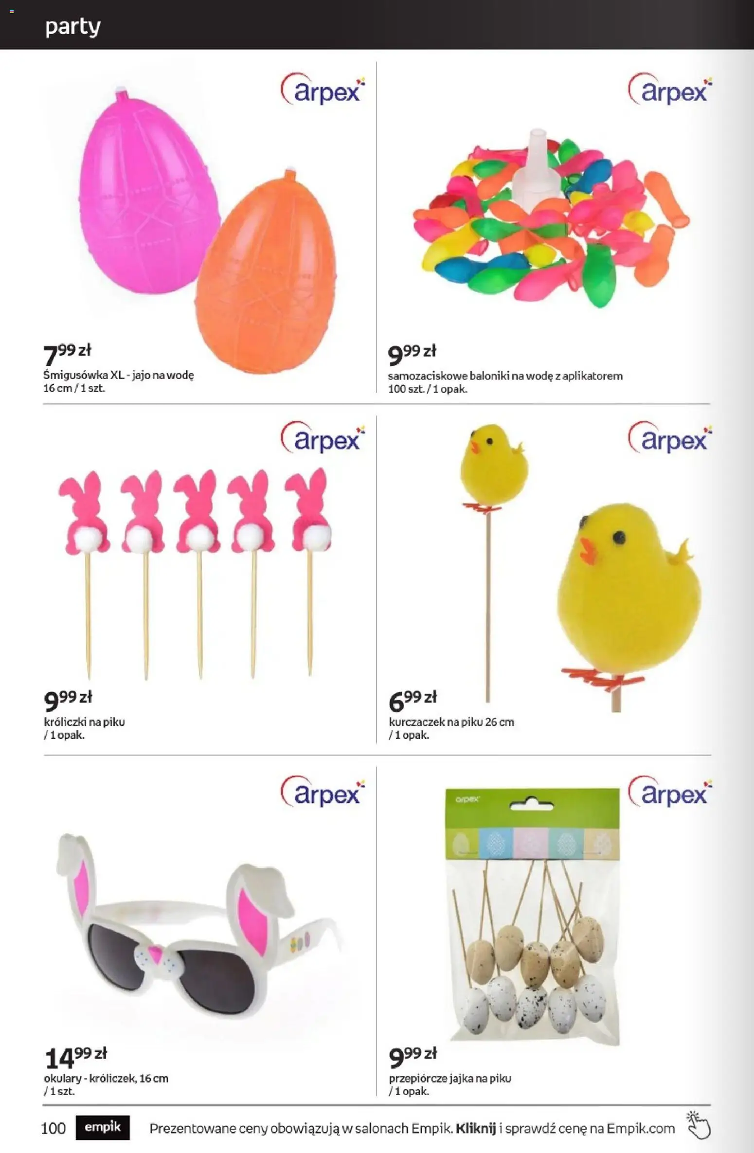 Empik promocje - Tom kultury Zabawki od 11.03.2026 | Strona: 18 | Produkty: Okulary, Jajka