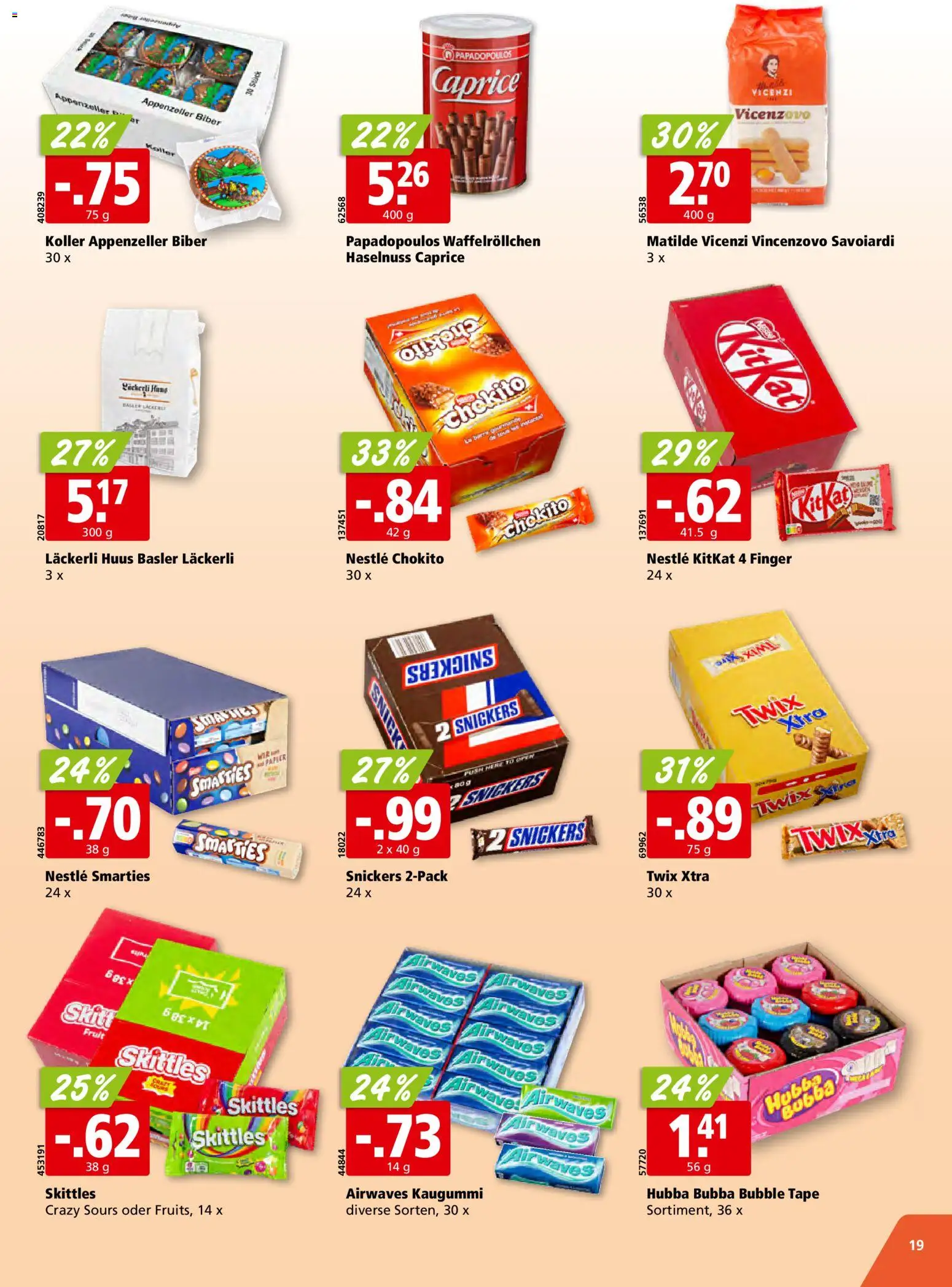 Aligro aktionen – gültig ab 16.03.2026 | Seite: 19 | Produkte: Snickers, Twix