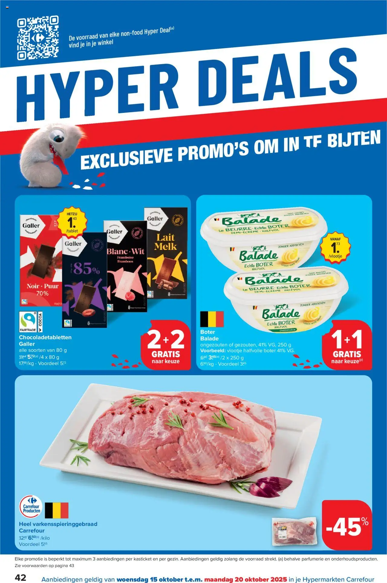 {H1} | Pagina: 42 | Producten: Tablet, Melk, Boter