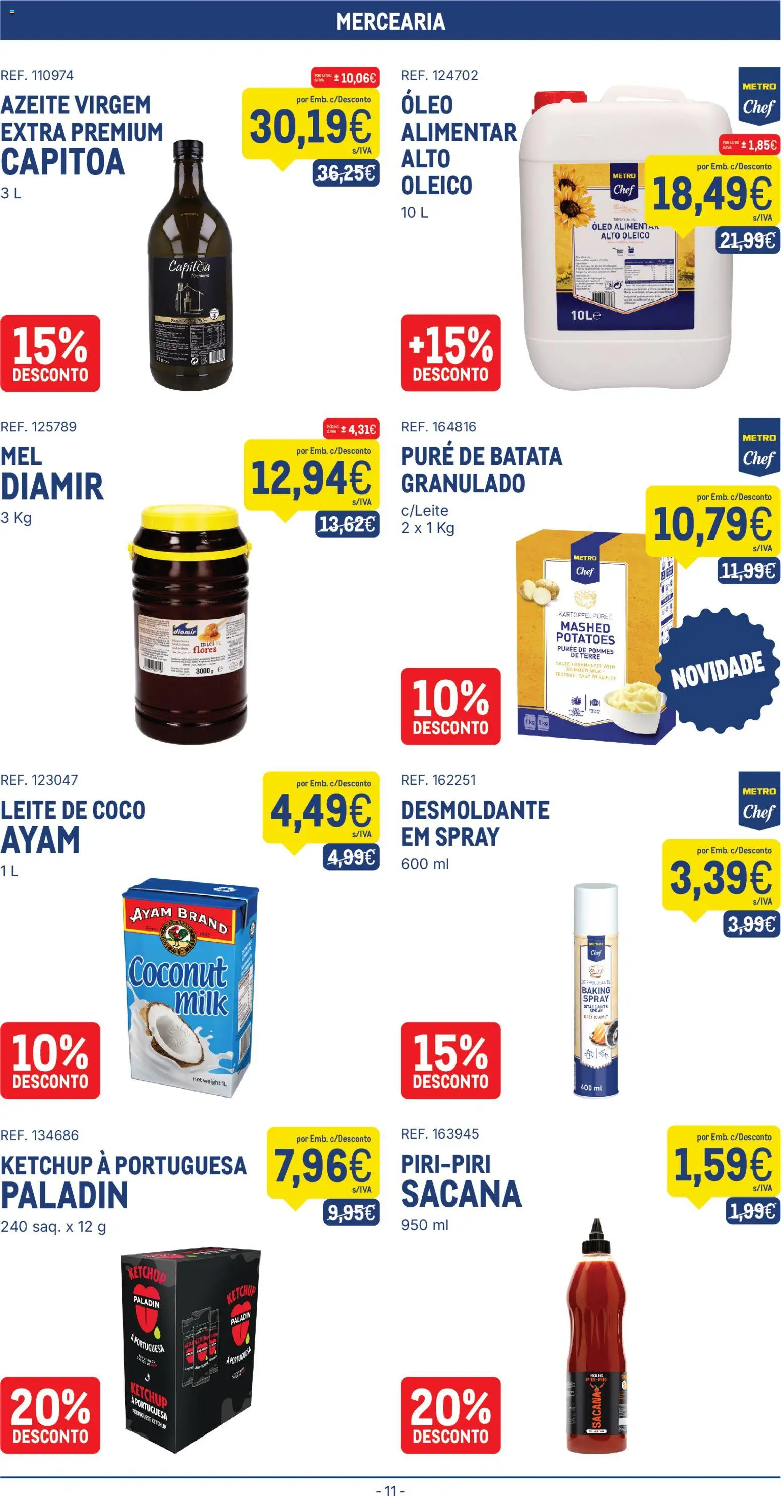 Makro folheto │ válido de 21.04.2026 | Página: 11 | Produtos: Batata, Flores, Óleo, Ketchup