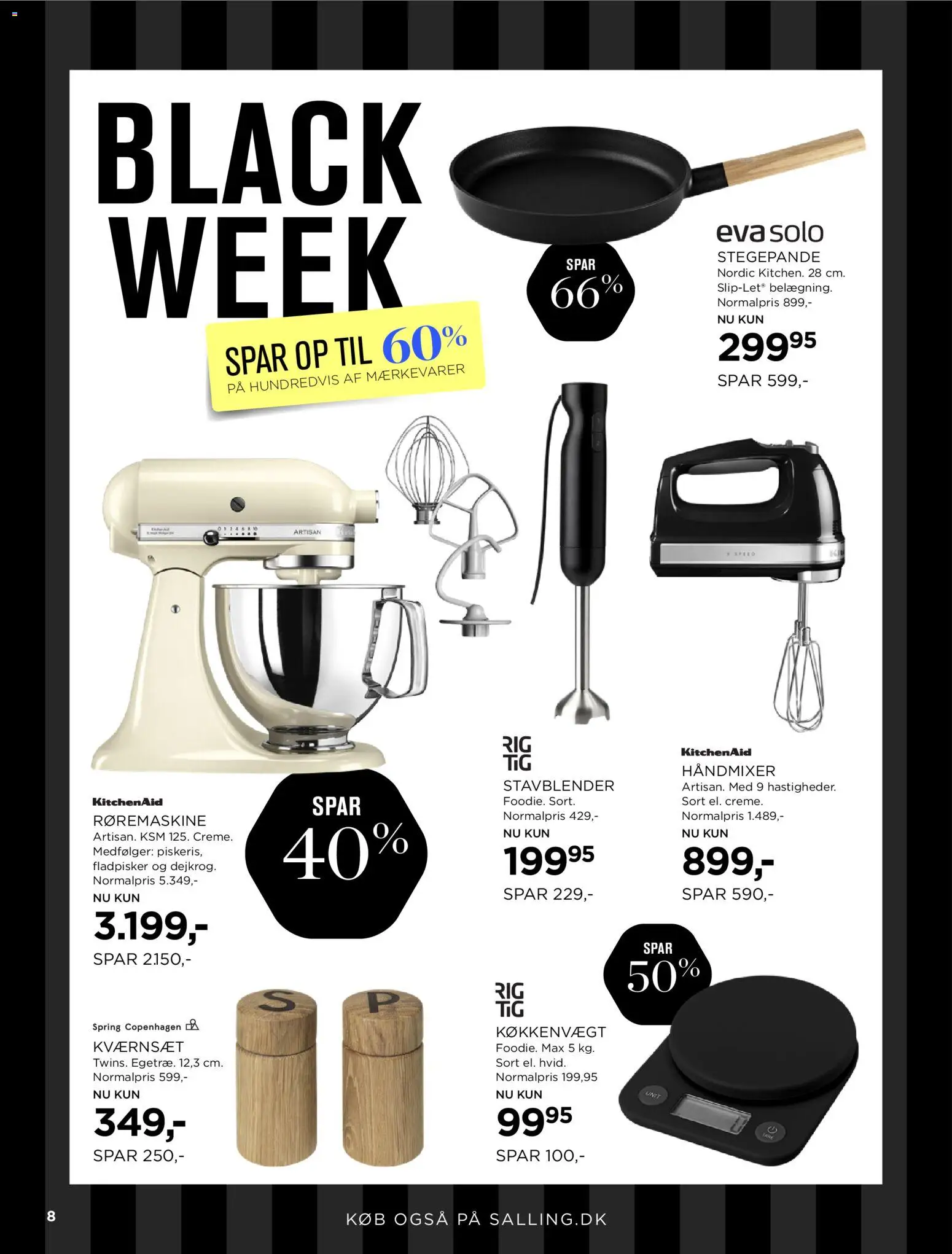 Salling tilbudsavis – gyldig fra 21.11.2025 | Side: 8 | Produkter: Køkkenvægt