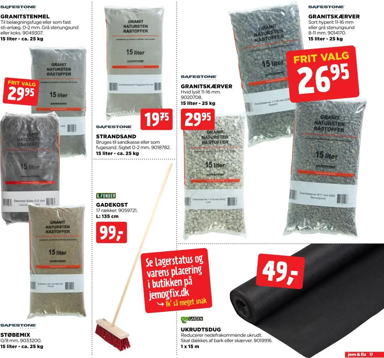 Jem & fix tilbudsavis – gyldig fra 21.09.2025 | Side: 17 | Produkter: Søm