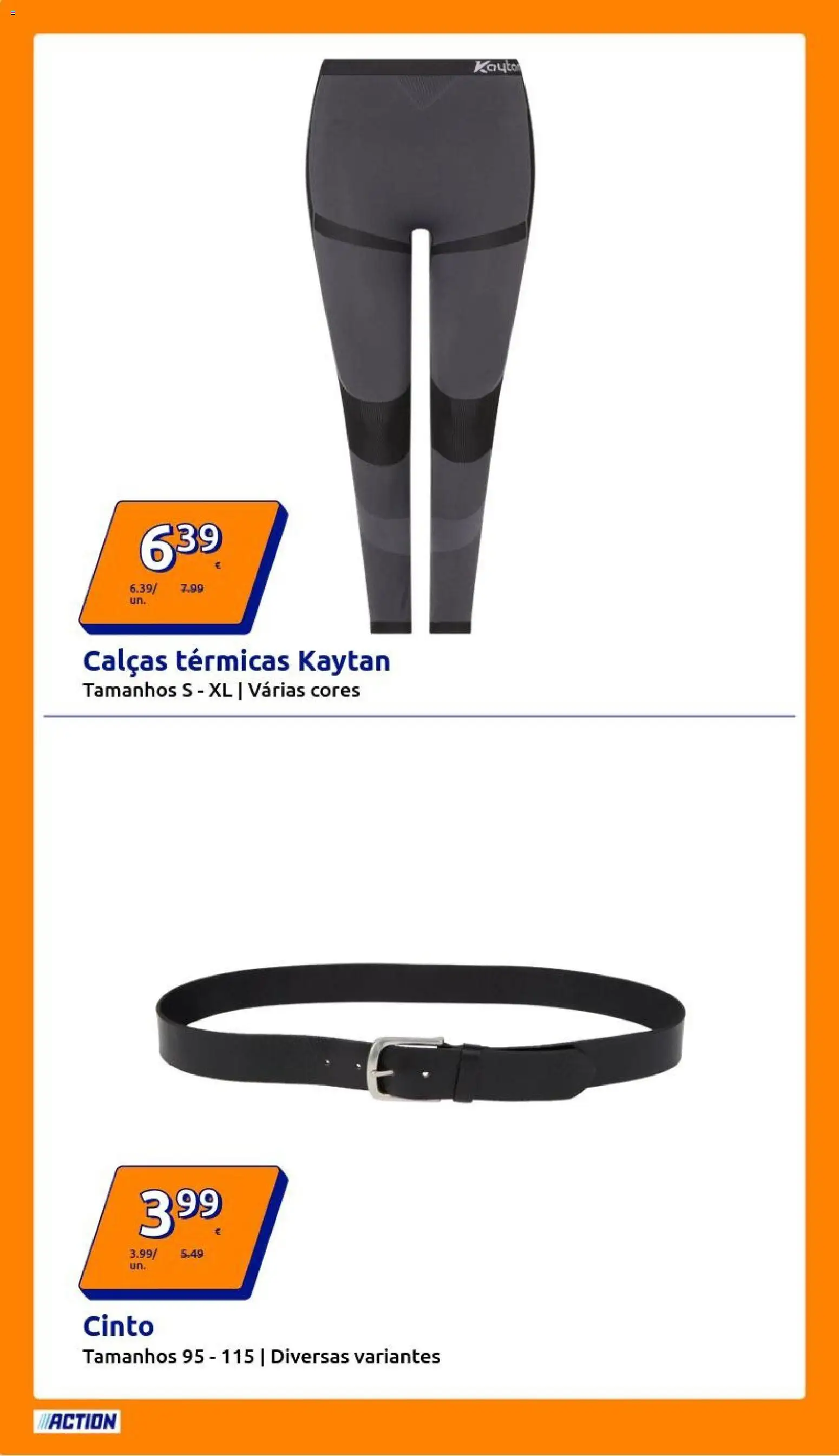 Action - Action PT week 51 2025 │ válido de 17.12.2025 | Página: 14 | Produtos: Cinto, Calças
