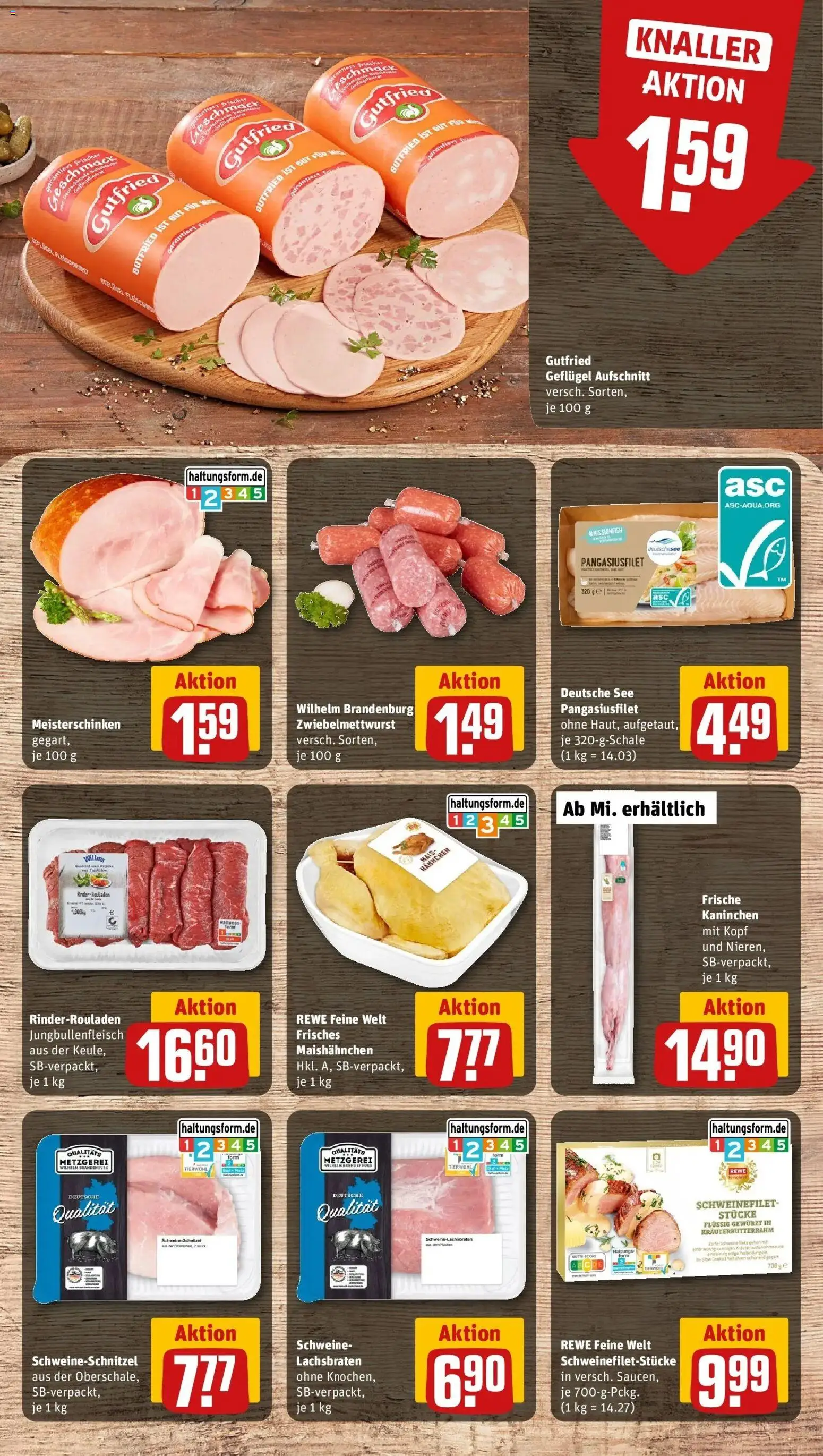 Rewe Prospekt Halle (Saale)	 – gültig ab 30.03.2026 | Seite: 12 | Produkte: Rinderrouladen, Kaninchen, Schnitzel, Schweinefilet