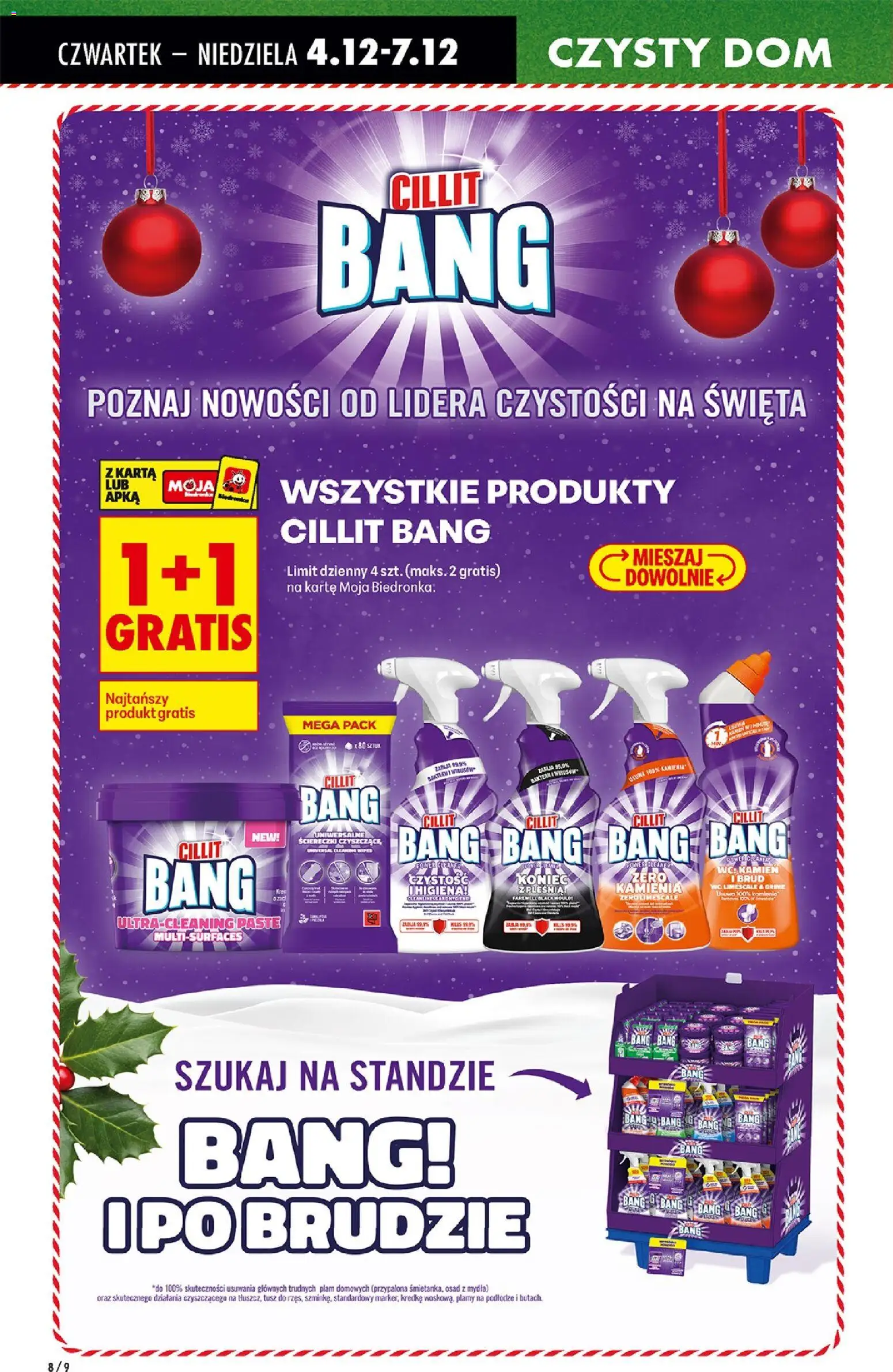 Biedronka gazetka - Drogeria od 04.12.2025 | Strona: 8 | Produkty: Karta, Cleaner