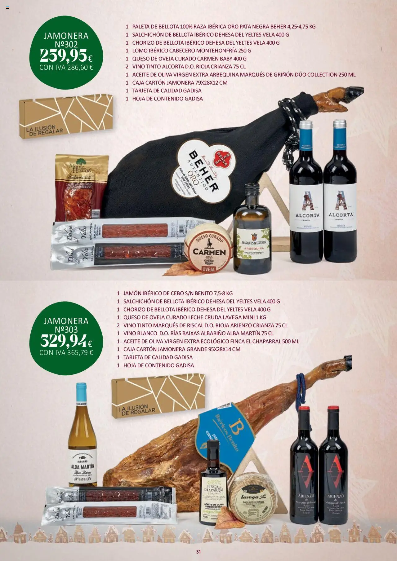 Gadis folleto │ válido desde el 16.10.2025 | Página: 31 | Productos: Queso, Jamón ibérico, Jamón, Aceite de oliva