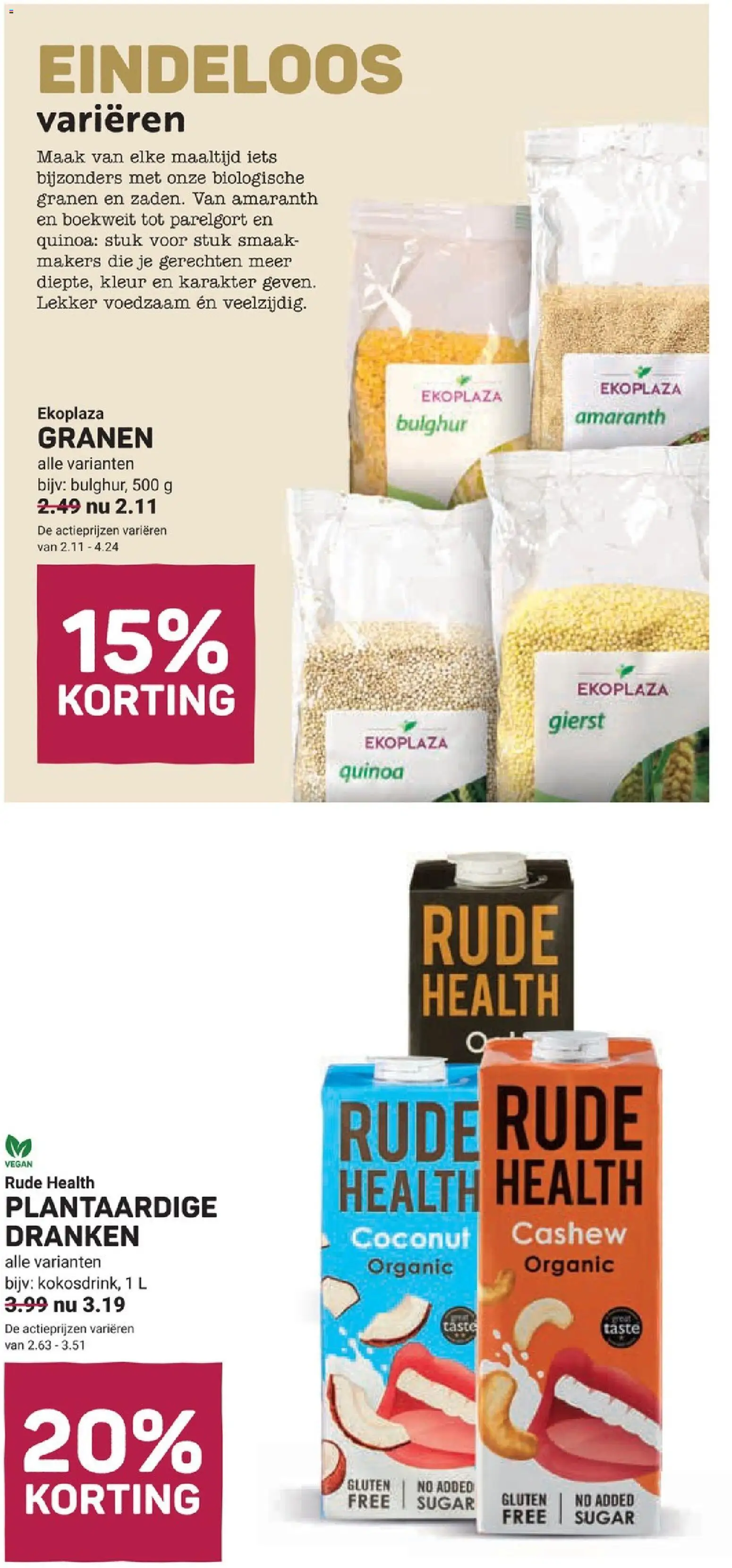 {H1} | Pagina: 13 | Producten: Granen, Sarokcsiszoló, Quinoa