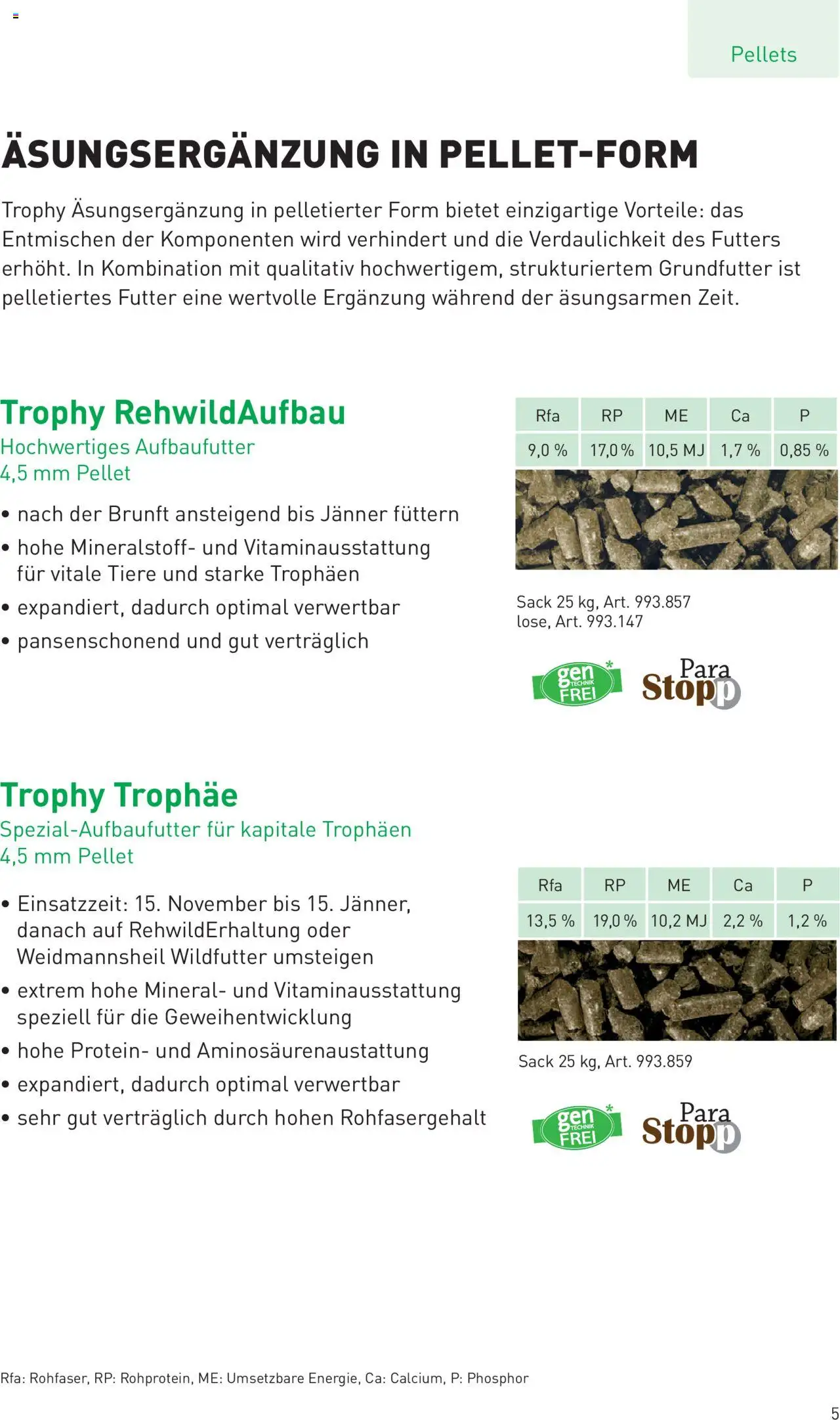 Lagerhaus TROPHY  WILDFUTTER gültig ab 25.07.2025 | Seite: 5
