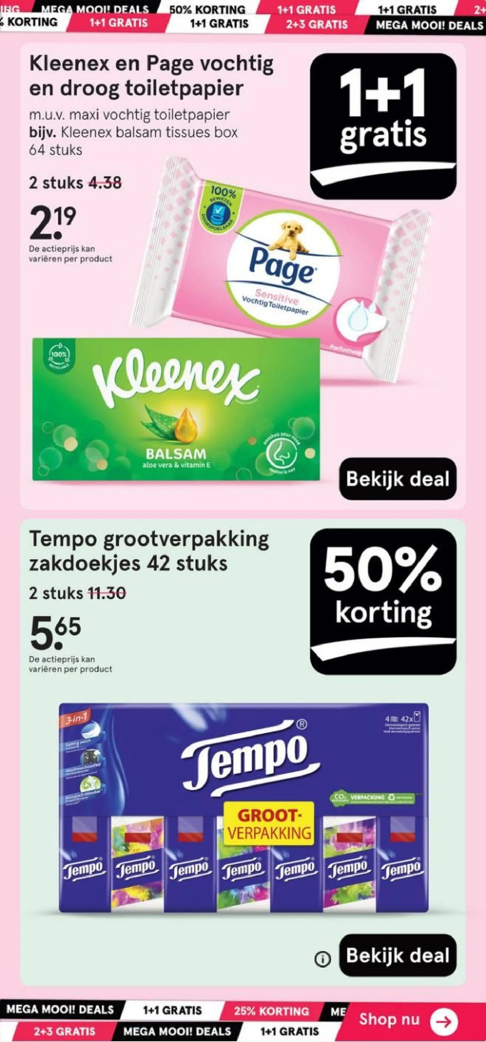 {H1} | Pagina: 55 | Producten: Kan, Box, Tissues, Toiletpapier