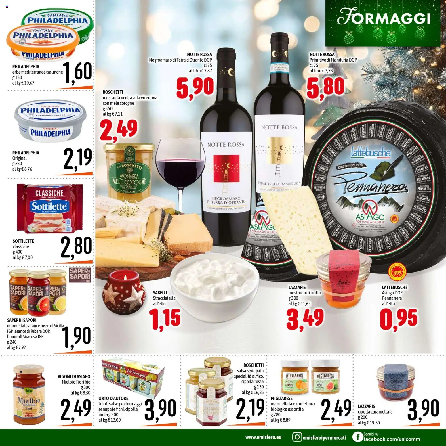 Volantino Emisfero del 11.12.2025 | Pagina: 15 | Prodotti: Frutta, Formaggio, Marmellata, Terra