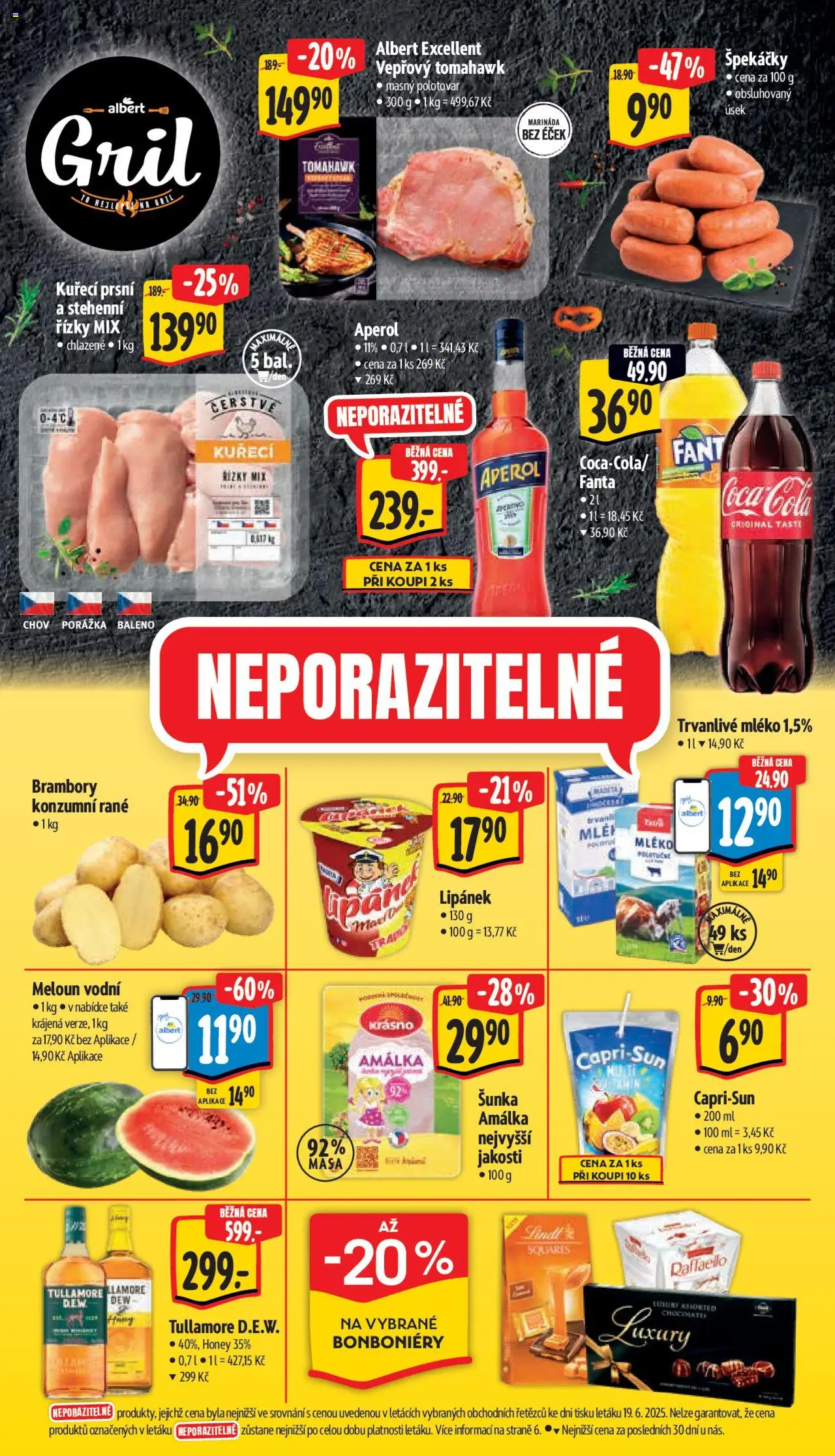 Albert leták - Supermarket od 25.06.2025 | Strana: 38 | Produkty: Lipánek, Šunka, Špekáčky, Marináda