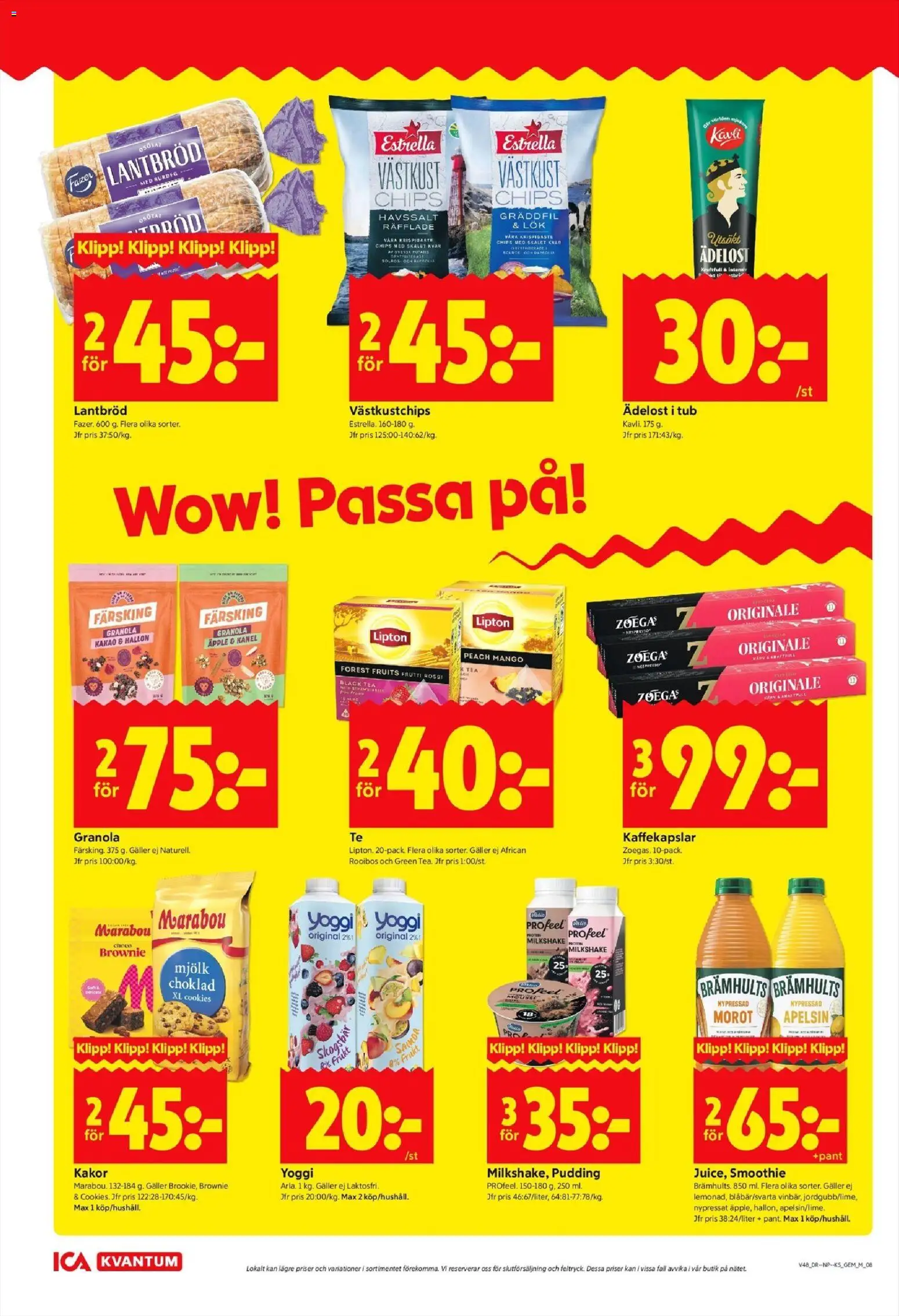 ICA Kvantum reklamblad aktuell från 24.11.2025 | Sida: 8 | Produkter: Galler, Kanel, Morot, Apelsin
