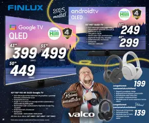 Veikon Kone-mainoslehti voimassa 08.12.2025 alkaen | Sivu: 16 | Tuotteet: Vastamelukuulokkeet, Näyttö, TV